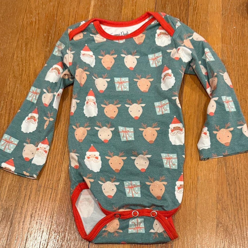 Copper Pearl Long Sleeve Bodysuit - Prancer
